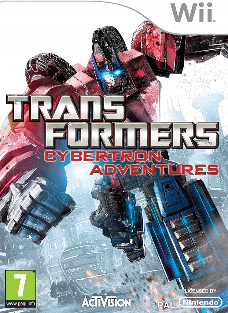 TRANSFORMERS CYBERTRON ADVENTURES WII NOWA