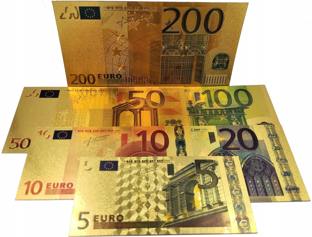 Zestaw banknotów EURO