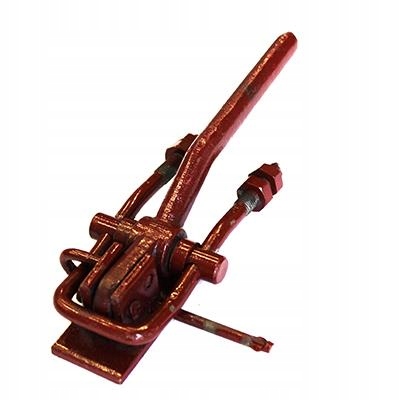 SPINACZ BURTY PRZYCZEPA D-47, D-50 LEWY 3,5T, 4,5T, MALOWANY, WYWROTU SKRZY