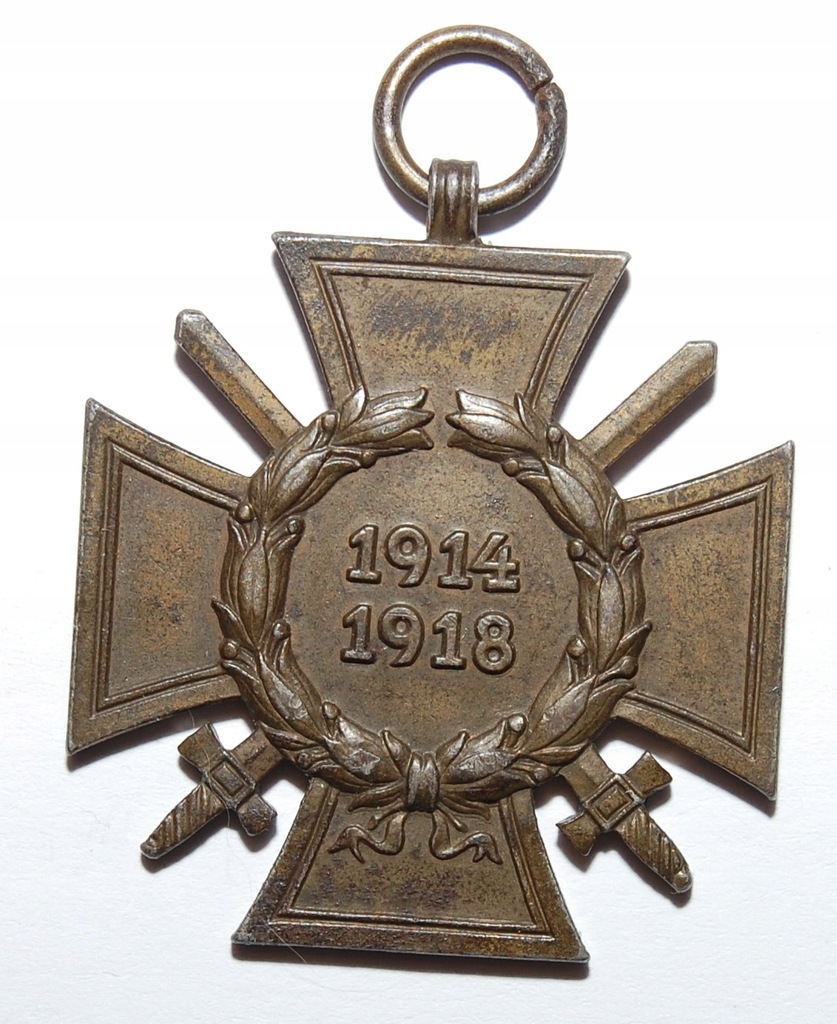 Niemcy odznaczenie krzyż za zasługi wojny 1914 - 1918 sygnowany