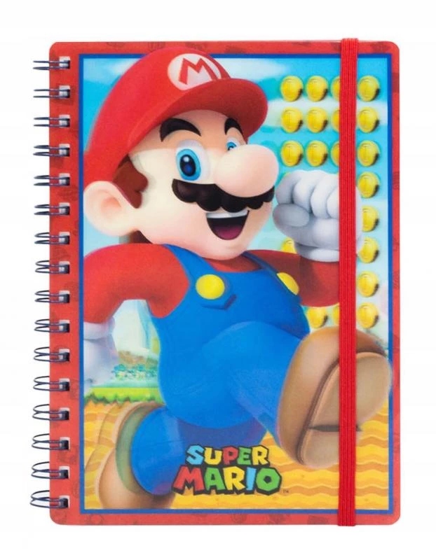 NOTATNIK 3D SUPER MARIO