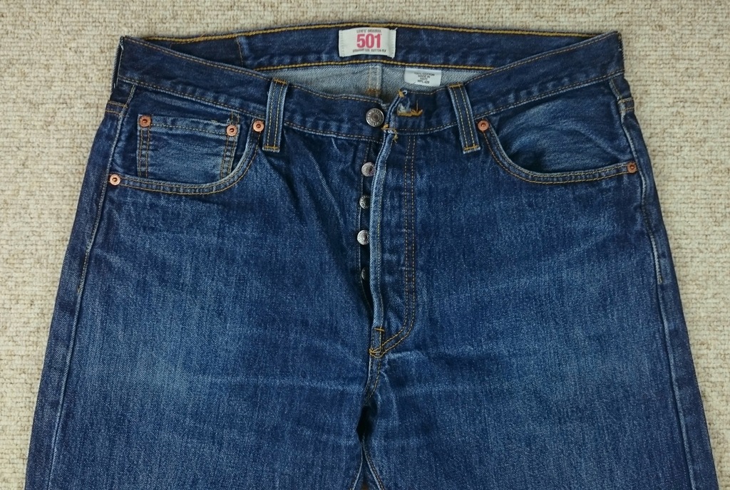 LEVIS 501 SPODNIE JEANSY