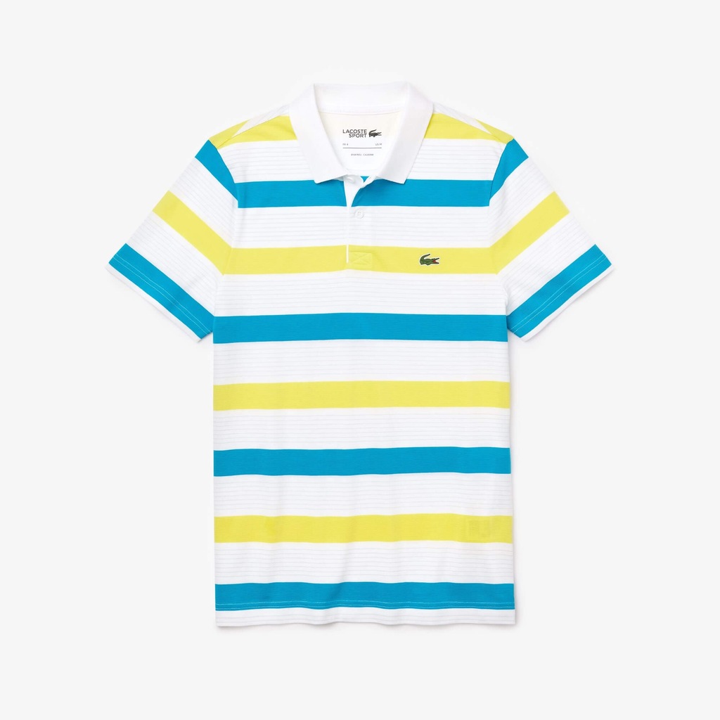 Lacoste Koszulka męska Polo Shell StripedYellow XL