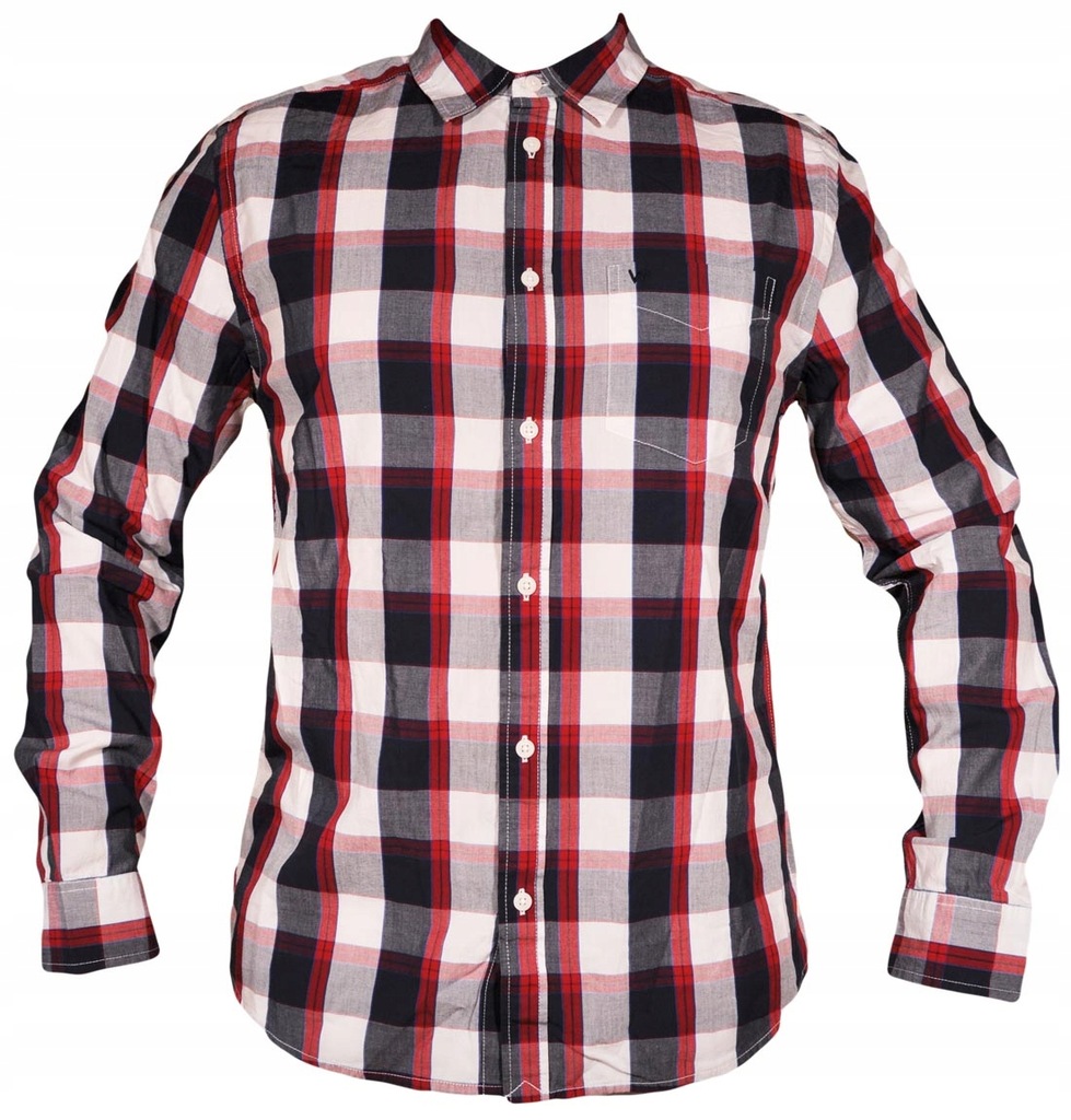 WRANGLER koszula męska LS 1PKT SHIRT REGULAR L 40