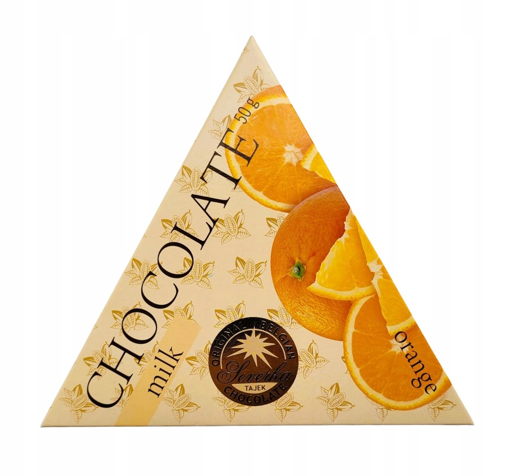 Mleczna czekolada o smaku pomarańczowym ORANGE 50g Krótki termin