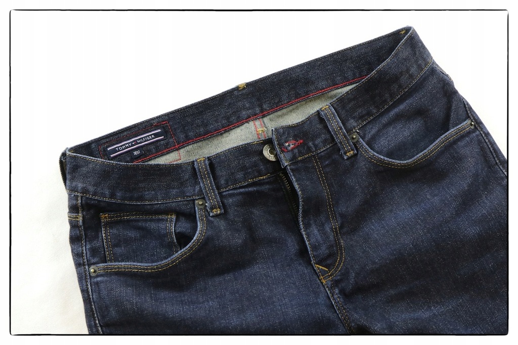 TOMMY HILFIGER jeansy rozm: 31/32 PAS: 80cm