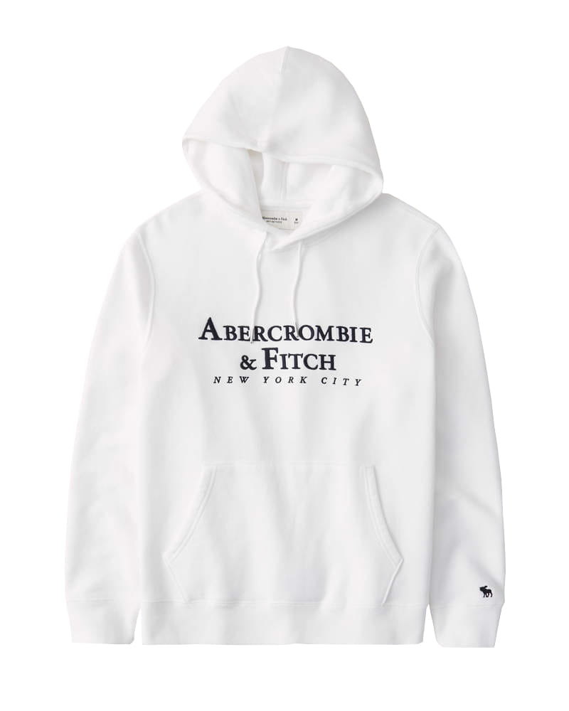 Abercrombie&Fitch Bluza z kapturem Logo r. S