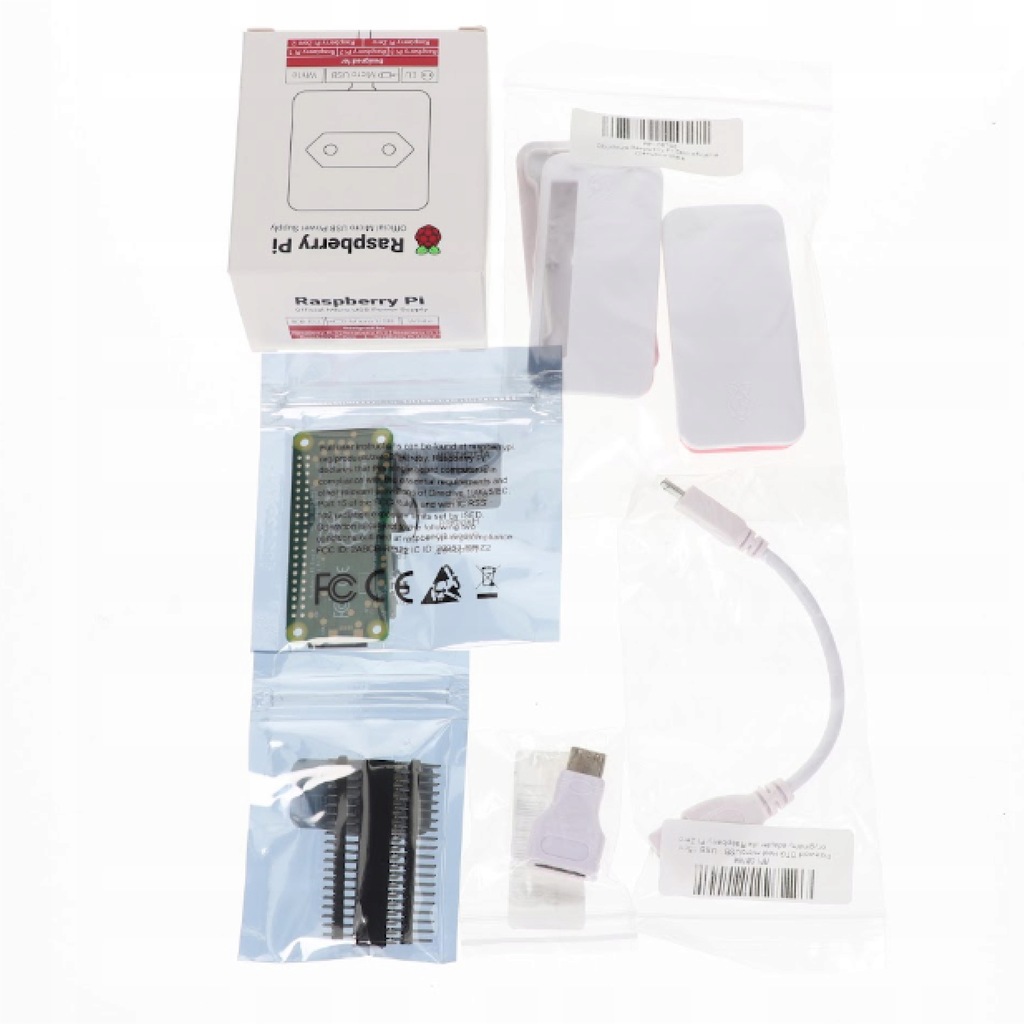 ZESTAW 3 Raspberry Pi Zero 2 W 512MB RAM - WiFi + BT 4.2 ZESTAW 3