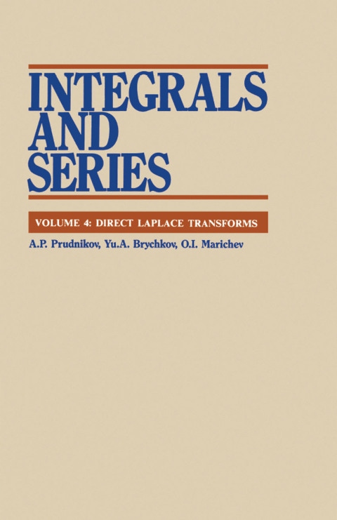 Integrals and Series - Prudnikov, A.B EBOOK