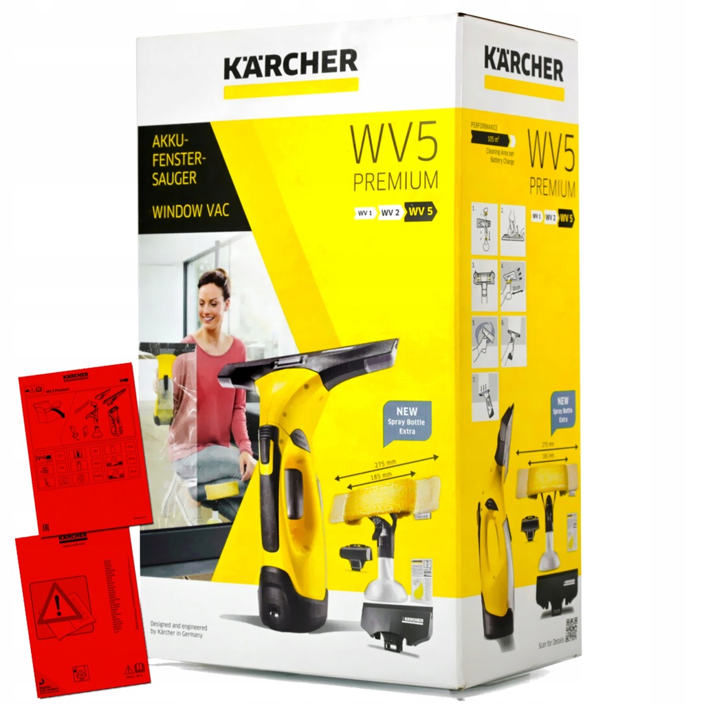 Купить ПОДАРОЧНЫЙ НАБОР СРЕДСТВА ДЛЯ МОЙКИ СТЕК KARCHER WV5 ПРЕМИУМ: отзывы, фото, характеристики в интерне-магазине Aredi.ru