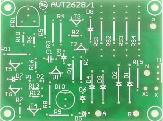 Ładowarka akumulatorów ołowiowych, AVT2628/1 PCB