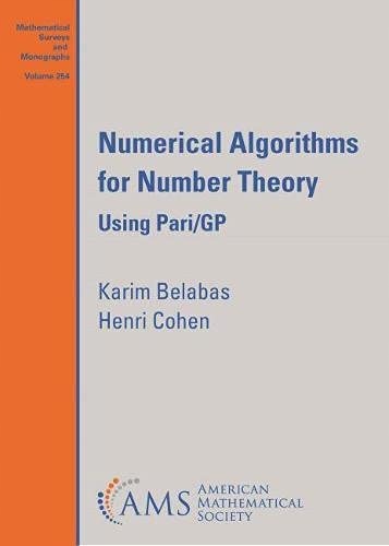 Karim Belabas (author) & Numerical Algorithms