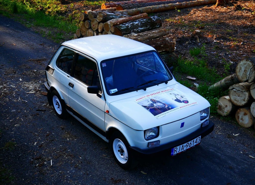 LICYTACJA FIAT 126P NA ZAKUP PROTEZY DLA KINGI