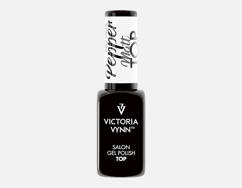 Victoria Vynn matt pepper 8 ml top z drobinkami