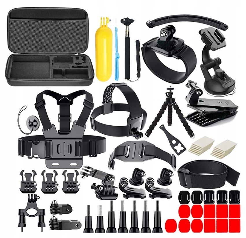 Zestaw 60w1 Akcesoria do GoPro HERO 11 10 9 BLACK