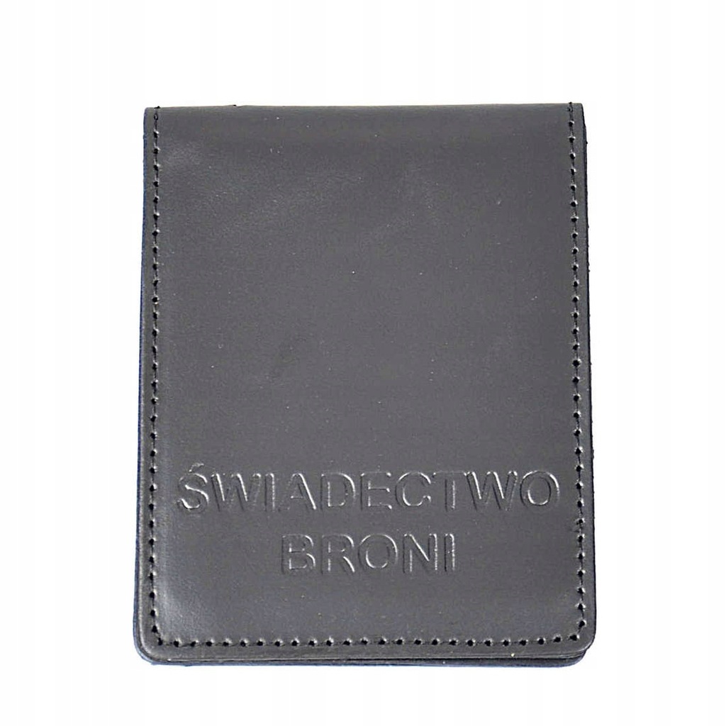 Skórzane etui na Świadectwo broni