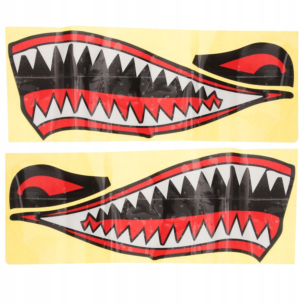 SHARK TEETH CAR DECAL MOUTH STICKER PERSONALITY