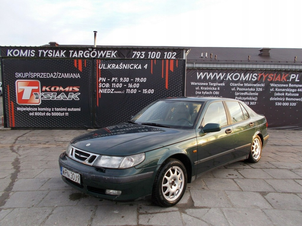 Saab 9-5 2.3 Benzyna + LPG, 1998r KOMIS TYSIAK