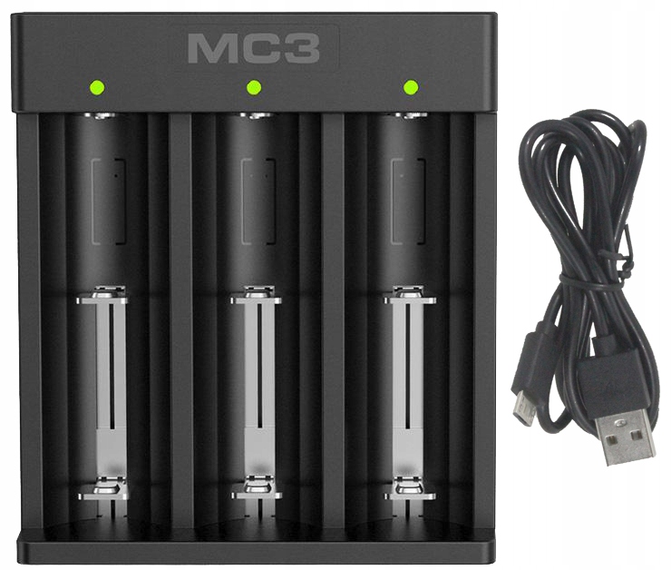 Ładowarka XTAR MC3 10440/26650 Li-ION micro-USB