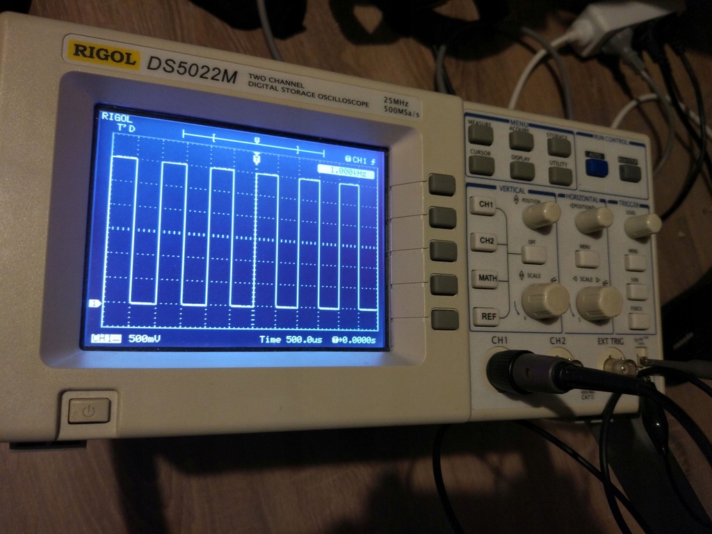 Oscyloskop cyfrowy Rigol DS5022M - 2 kanały, 25MHz