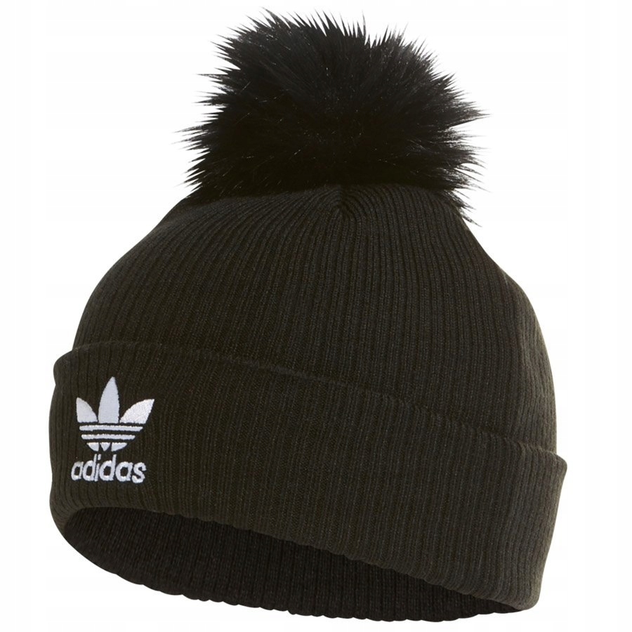 Czapka damska zimowa z pomponem adidas originals