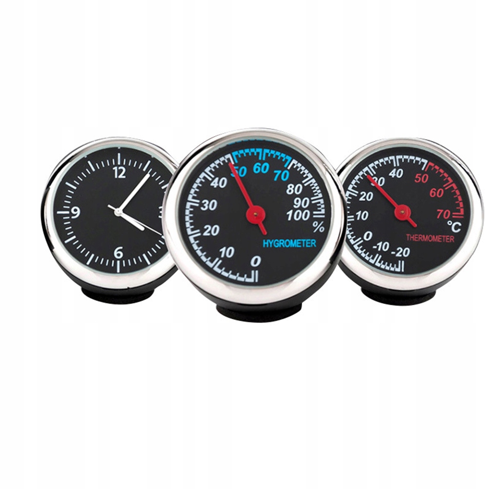 AUTOMOBILE ELECTRONIC CLOCK LUMINOUS MECHANICAL CLOCK THERMOMETER HYGROMETE