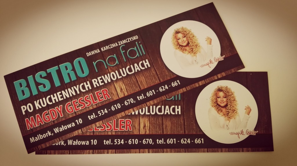 Voucher do Bistro na Fali- Rewolucje Magdy Gessler