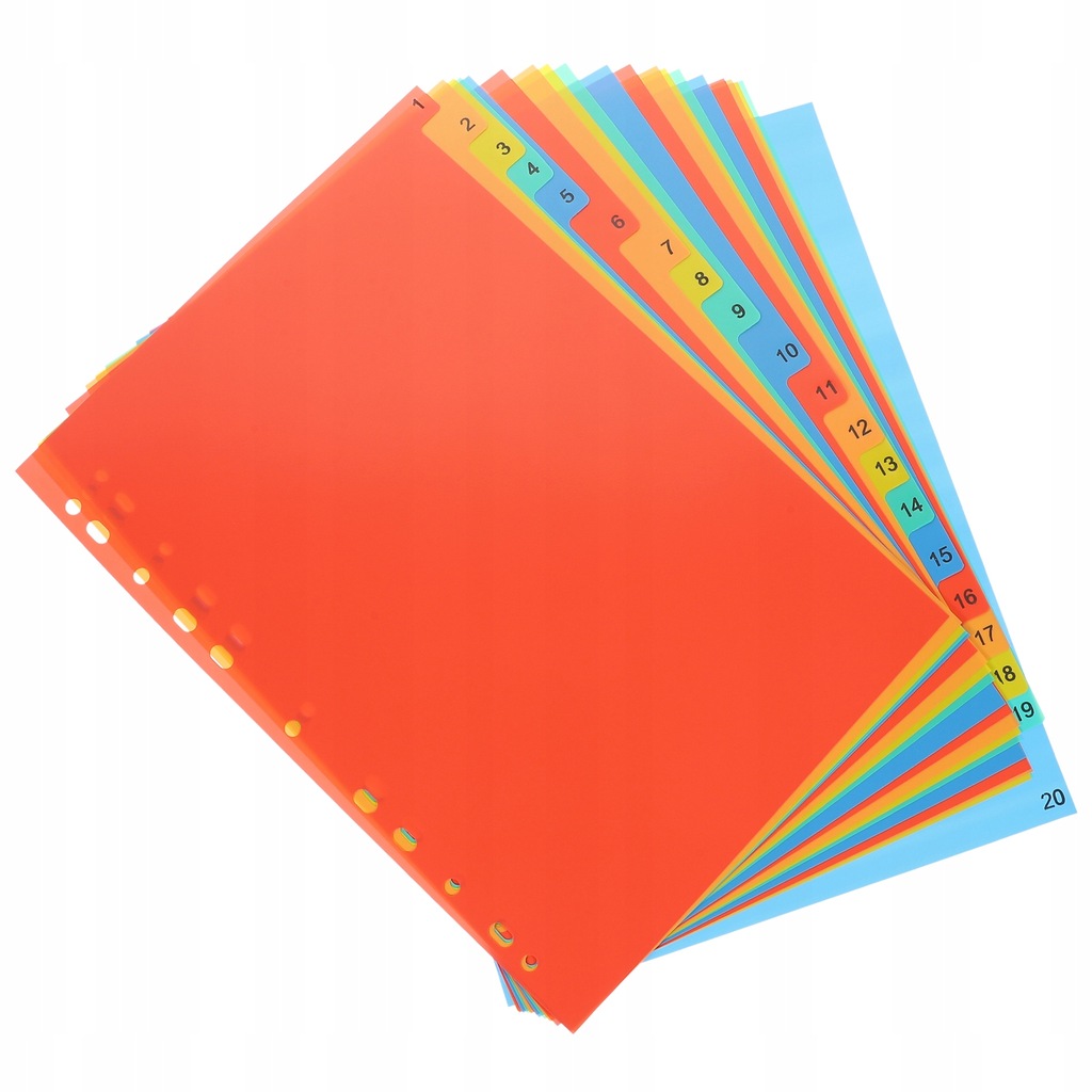 Binder Notebook Supplies Protector 20 Sheets