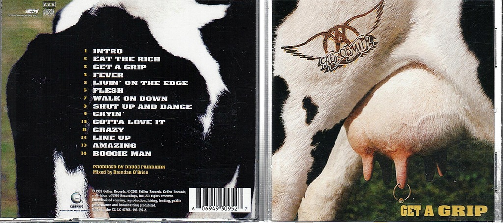 Aerosmith - Get A Grip, płyta CD