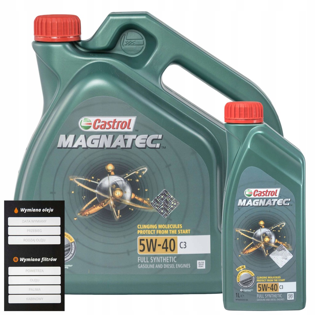 Castrol MAGNATEC 5w40 5L DIESEL BENZYNA - 7492929880 - oficjalne ...