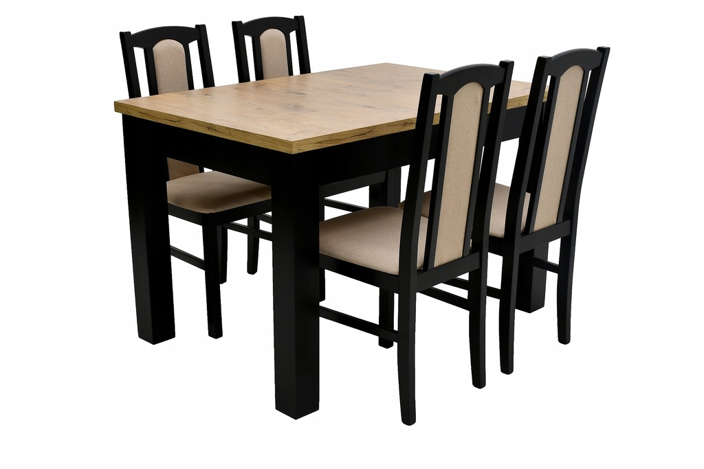 Zestaw stół z 4 krzesłami,ponadczasowe meble