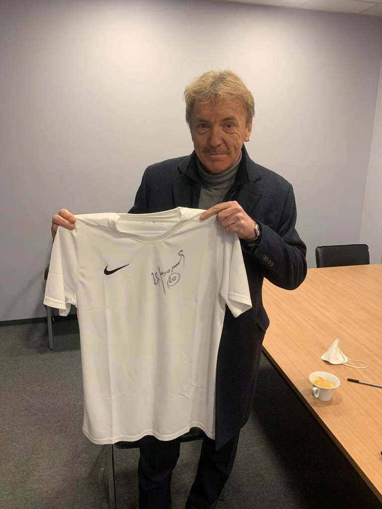 Z. Boniek (Polska) - koszulka z autografem (pol)