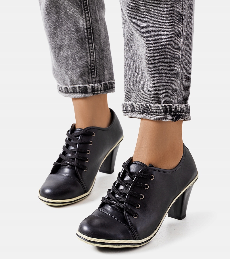 Купить Черные туфли на высоком каблуке, женские туфли 1197 38: отзывы, фото, характеристики в интерне-магазине Aredi.ru