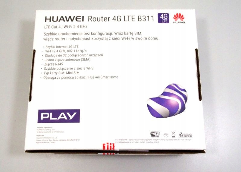 MODEM ROUTER USB 4G LTE HUAWEI B311 7809849130 oficjalne archiwum Allegro