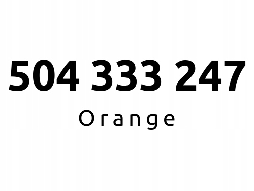 504-333-247 | Starter Orange (33 32 47) #E