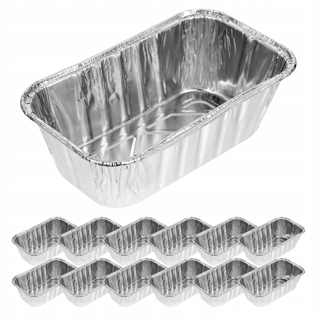 DISPOSABLE LOAF PANS TIN BOX ALUMINUM FOIL 30 PCS
