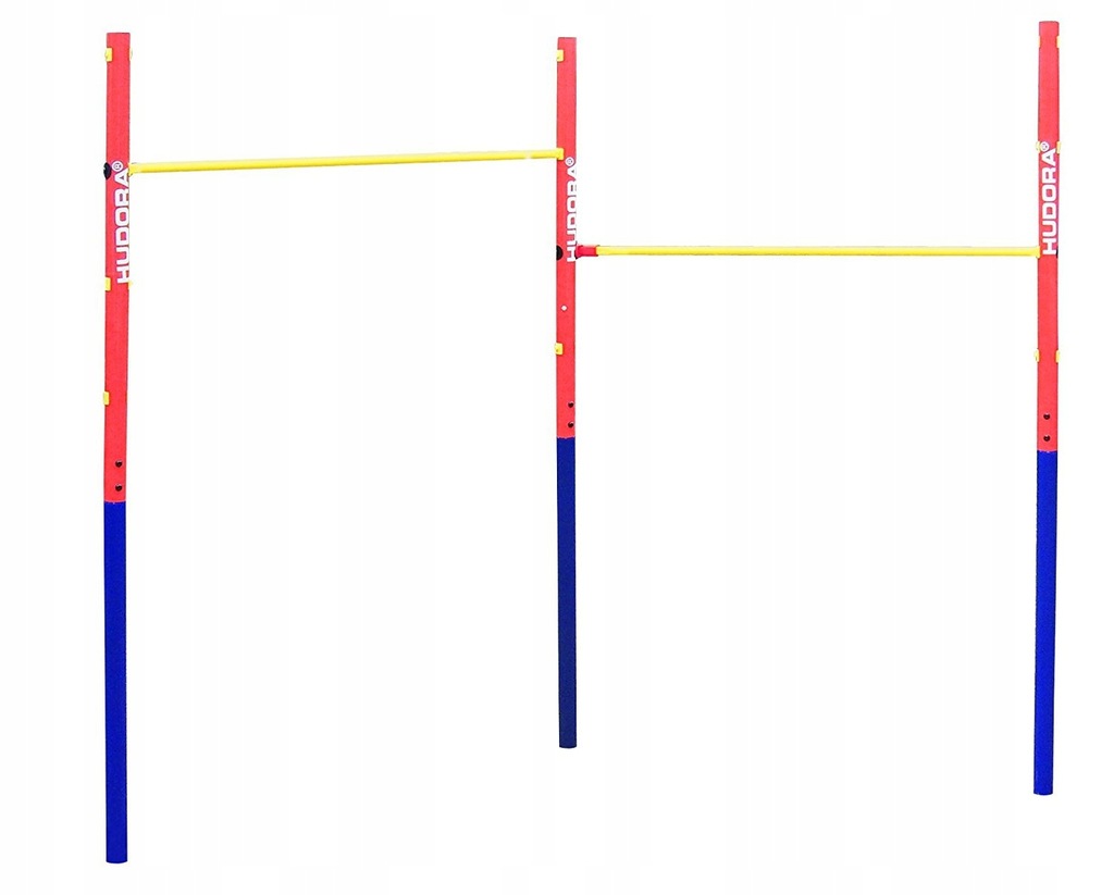 Drążki gimnastyczne do podciągania Hudora 70-150 cm