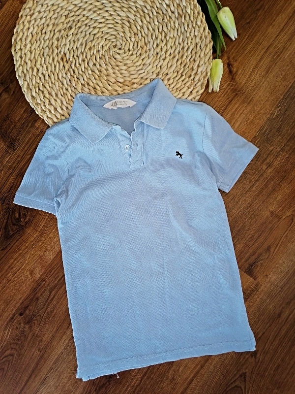 KOSZULKA 100% BAWEŁNA POLO H&M 134 140 J160