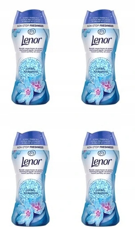 ZESTAW 4X LENOR PEREŁKI ZAPACHOWE 210G SPRING AWAKENING GRANULKI