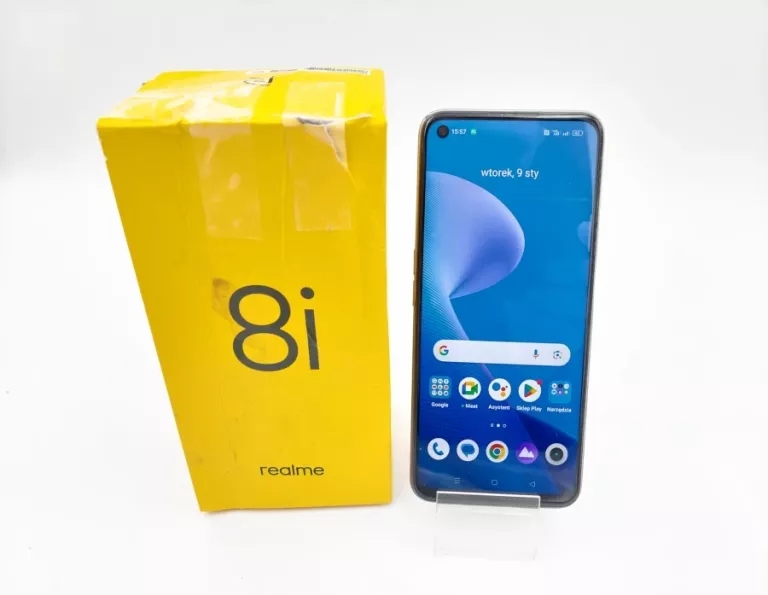 TELEFON REALME 8I 4/128, KOMPLET (OPIS)