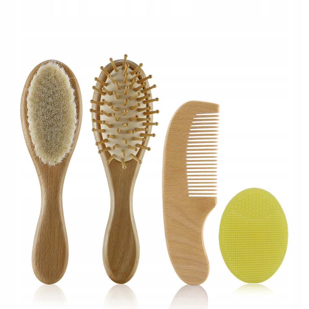 Baby Hair Brush and Comb Set for Newborns