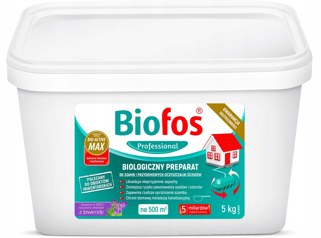 BIOFOS BAKTERIE DO SZAMB I OCZYSZCZALNI 5 KG