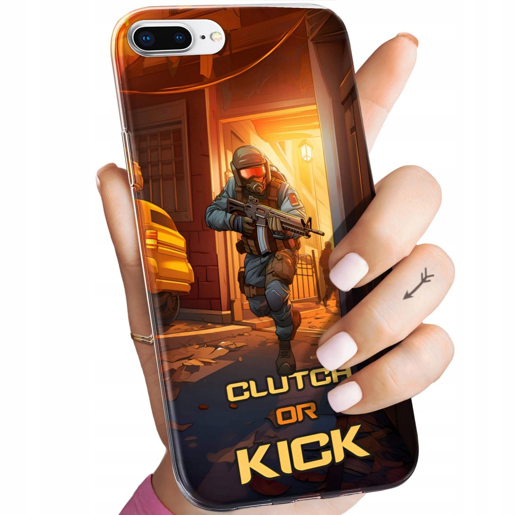 ETUI DO IPHONE 7 PLUS / 8 PLUS WZORY CS GO COUNTER-STRIKE OBUDOWA POKROWIEC