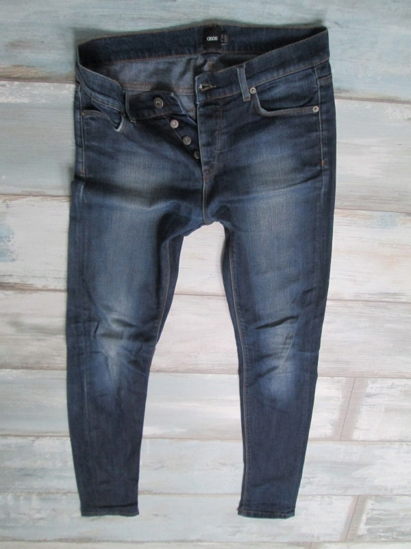 ASOS__stretch jeans męskie RURKI__W30L34 30/34
