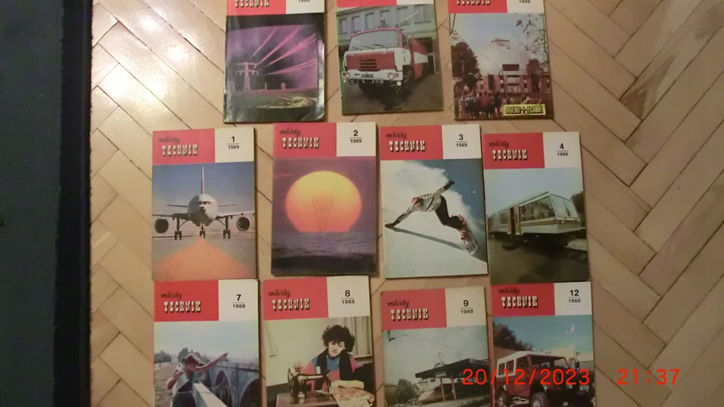 11 Egzemplarzy - MŁODY TECHNIK ! 1988 1989!