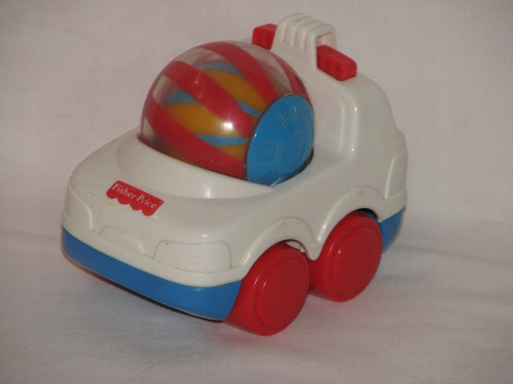 AUTKO KARETKA + KULKA SENSORYCZNA FISHER PRICE