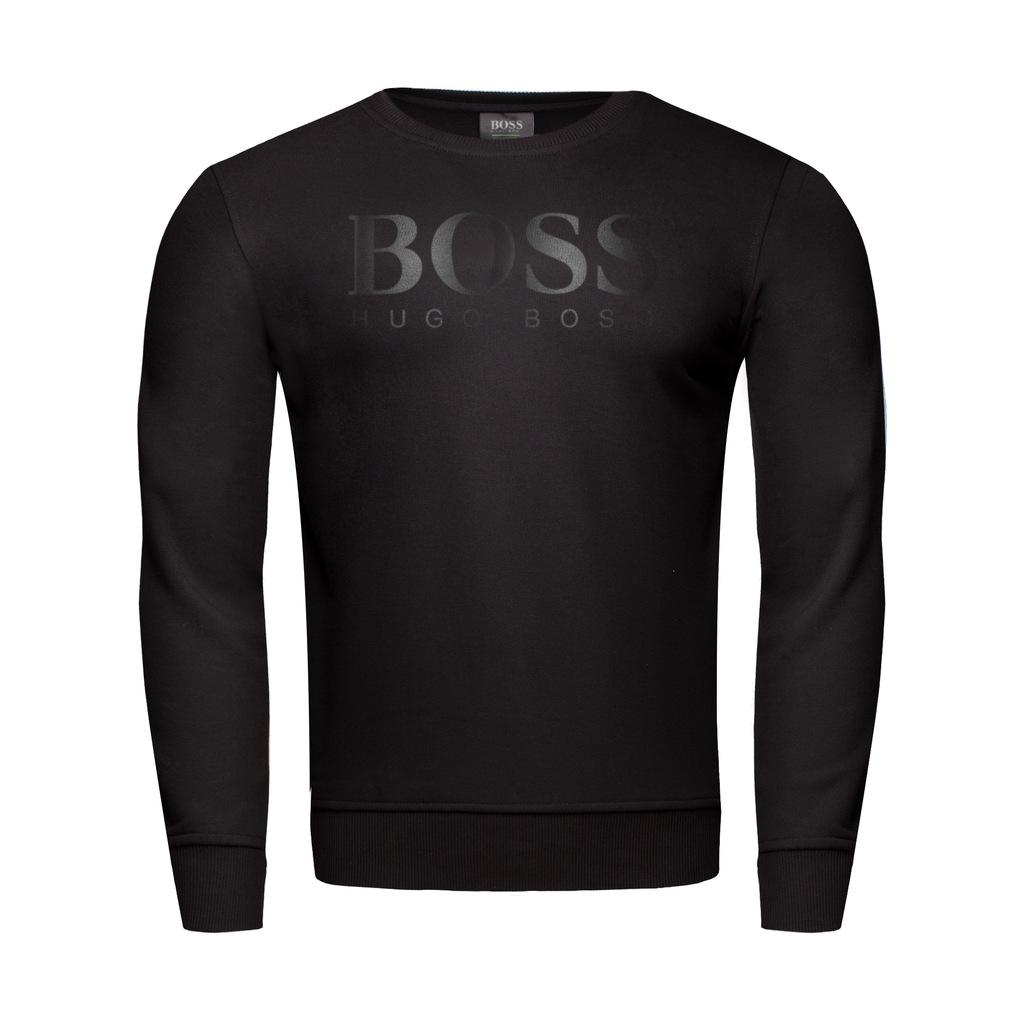 BLUZA MESKA HUGO BOSS (czarna, napis)