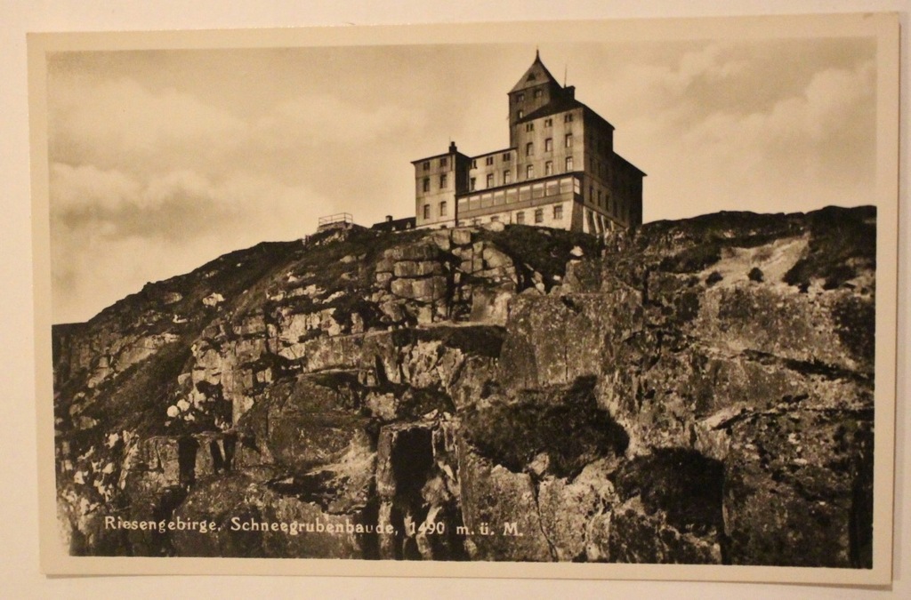KARKONOSZE - Riesengebirge. Schneegrubenbaude, 1490 m. u. M. CZYSTA