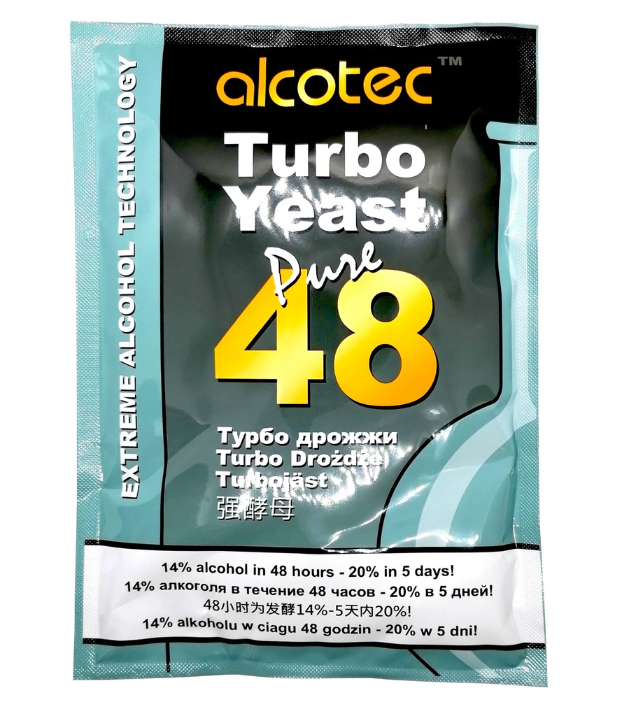 Купить Дрожжи Alcotec 48 Pure Turbo СИЛЬНЫЕ 21%: отзывы, фото, характеристики в интерне-магазине Aredi.ru