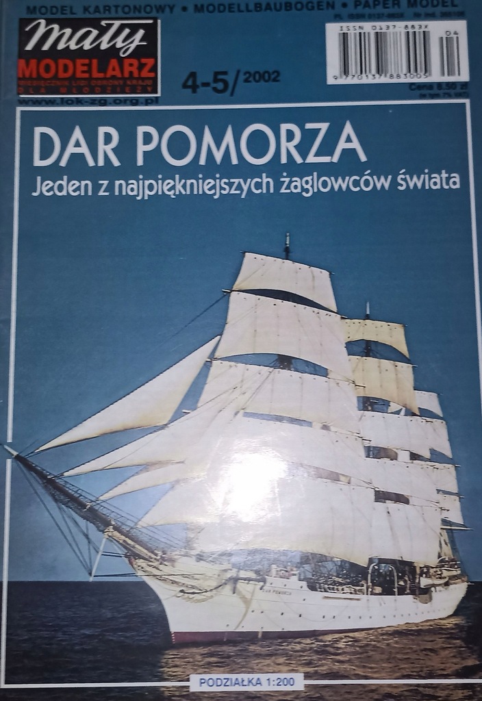 MAŁY MODELARZ 4-5/2002. DAR POMORZA.